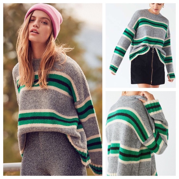Urban Outfitters Sweaters - NWT UO Boyfriend Slouchy Striped Oversized Sweater